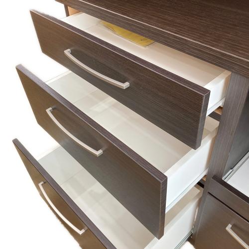 ニトリ レンジボード ダークブラウン スライド扉 コパン