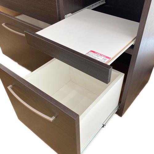 ニトリ レンジボード ダークブラウン スライド扉 コパン