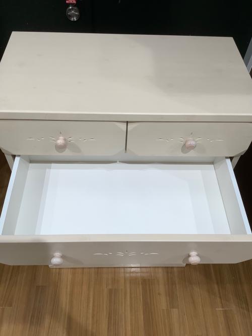ニトリ 6段チェスト ベージュ マグナ 幅:80cm 高さ:120cm 奥行:42cm