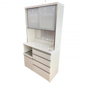 Pamouna (パモウナ) レンジボード ホワイト ソフトクローズ スライド扉