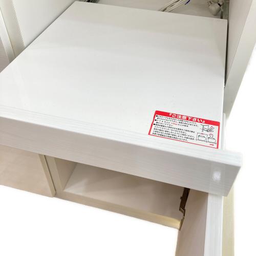 ニトリ レンジボード ホワイト 3枚扉 ソレル