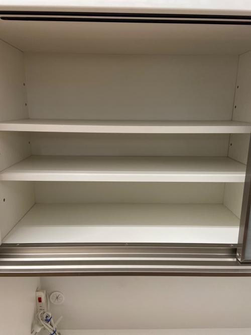 ニトリ レンジボード ホワイト×アイボリー　ボスティア140KB