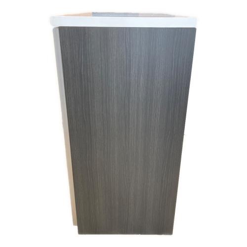 ニトリ キッチンカウンター ブラック×ホワイト