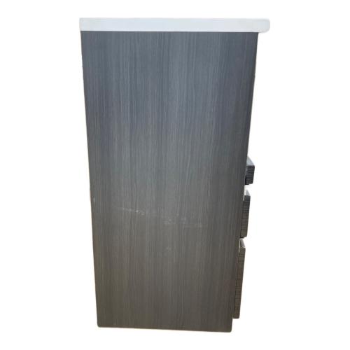 ニトリ キッチンカウンター ブラック×ホワイト