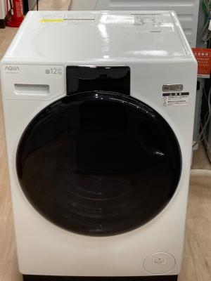 AQUA (アクア) ドラム式洗濯乾燥機 12.0kg 6.0kg AQW-SD12R-L(W) リファービッシュ品 クリーニング済