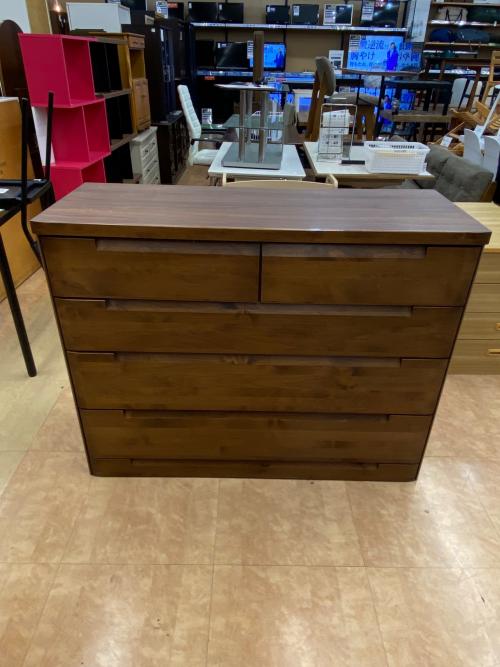 ニトリ ローチェスト ブラウン