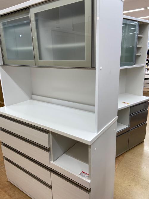 ニトリ レンジボード ホワイト モイス加工・フルオープン・ソフトクローズ