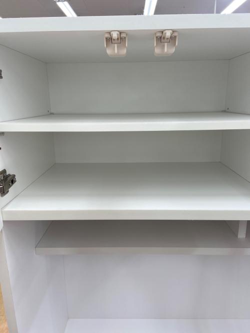 ニトリ レンジボード ホワイト 3枚扉 エトナ