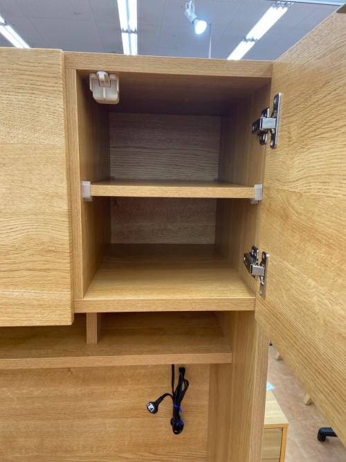 ニトリ レンジボード ナチュラル 3枚扉 エトナ