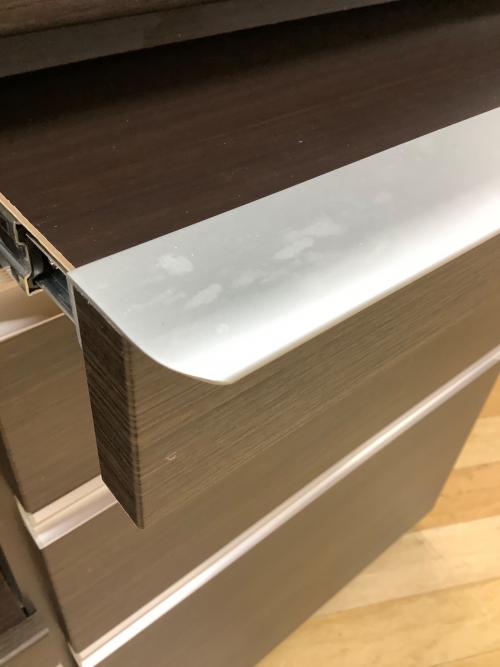 松田家具 (マツダカグ) レンジボード ダークブラウン