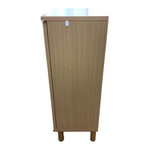 ニトリ シューズボックス ナチュラル スライド式 ロータイプ