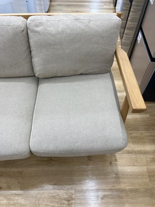 無印良品 (ムジルシリョウヒン) 3人掛けソファー ナチュラル