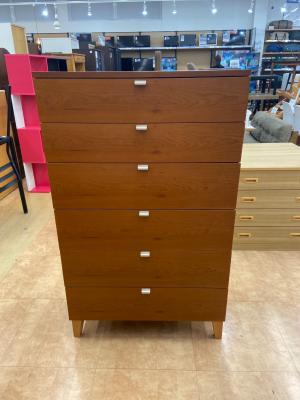 ニトリ 6段チェスト ダークブラウン