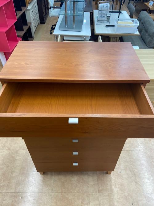 ニトリ 6段チェスト ダークブラウン