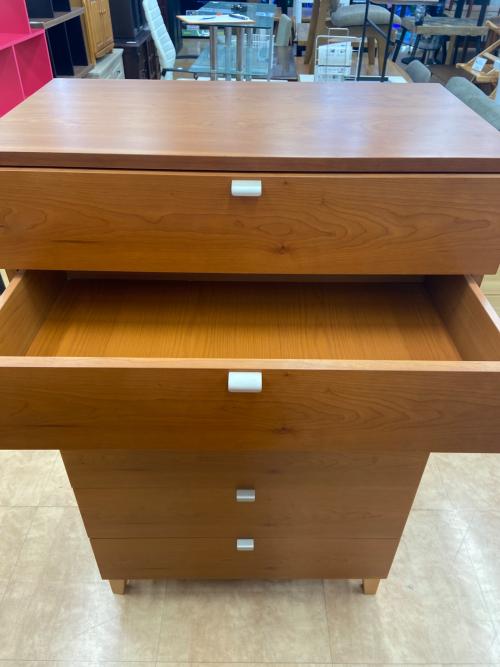 ニトリ 6段チェスト ダークブラウン