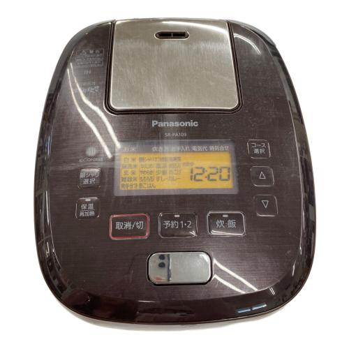 Panasonic (パナソニック) 圧力IH炊飯ジャー SR-PA109 2019年製 5.5合(1.0L)