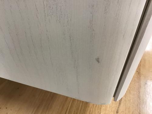 Meuble (モーブル) 大理石調ローテーブル ホワイト 幅120 奥行80 高さ36.4(㎝) 引き出し付 MLT-211