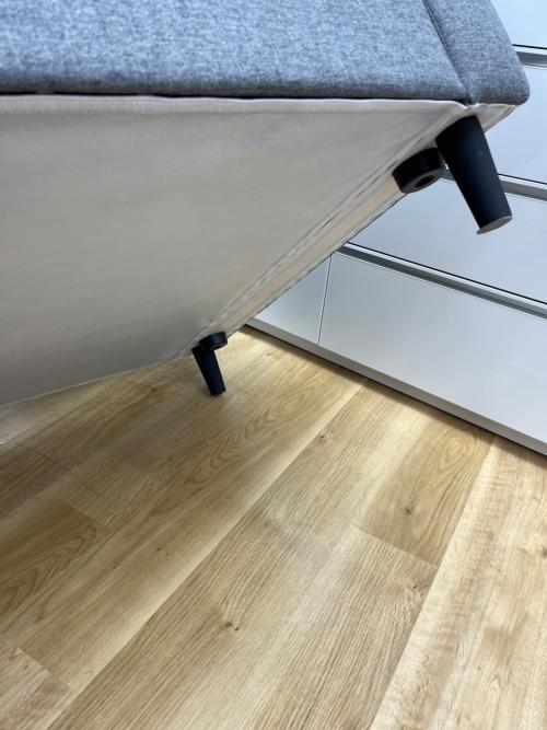 ニトリ 3人掛け カウチソファー グレー ファブリック