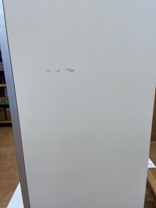 Pamouna (パモウナ) 2枚扉食器棚 ホワイト×シルバー ソフトクローズ