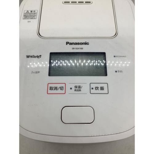 Panasonic (パナソニック) 圧力IH炊飯ジャー ヤケ有 SR-SSX100 2020年製 5.5合(1.0L)