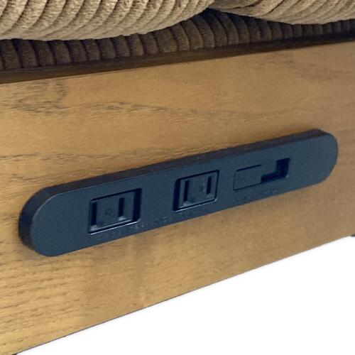 市場株式会社 (イチバカブシキガイシャ) 2人掛けソファー ブラウン RAS-3396BR RASIC