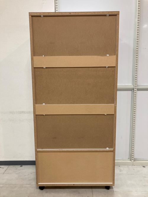 ワードローブ ホワイト キャスター付