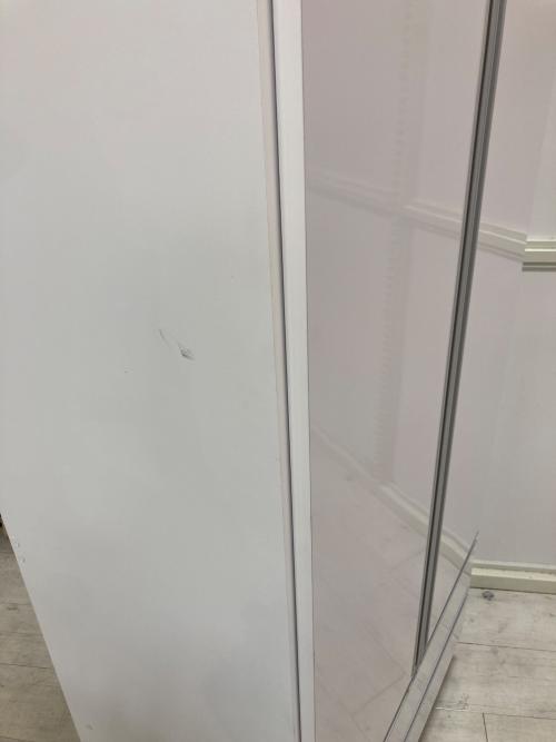 ワードローブ ホワイト キャスター付