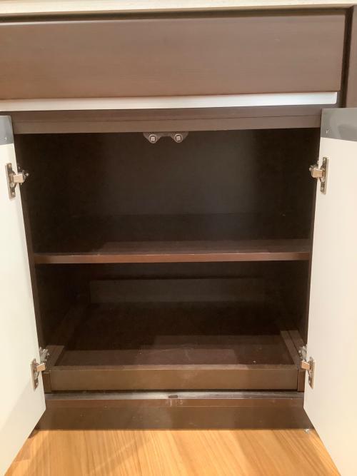 松田家具 (マツダカグ) 食器棚 幅70 奥50 高200 （ｃｍ） ブラウン