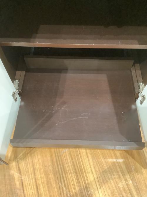 松田家具 (マツダカグ) 食器棚 幅70 奥50 高200 （ｃｍ） ブラウン