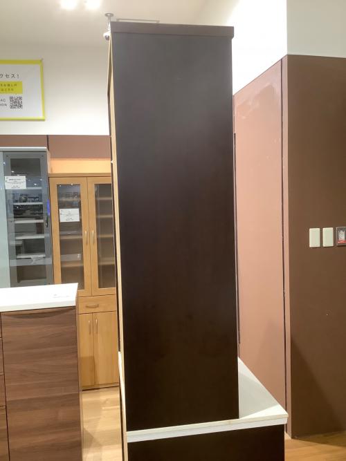 松田家具 (マツダカグ) 食器棚 幅70 奥50 高200 （ｃｍ） ブラウン