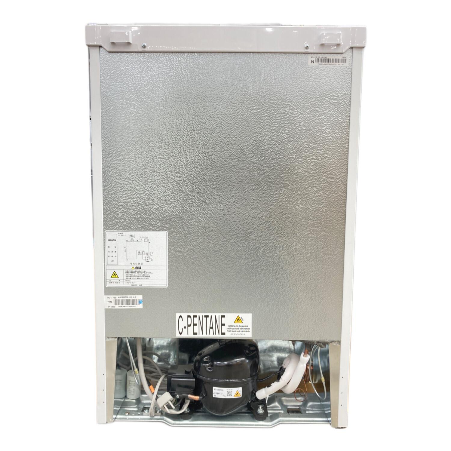 美品　YAMAZEN 冷凍庫 YF-U91　2023年製 Amazon.co.jp: Yamazen YF-U91(W) Freezer, 3.9 gal (86 L