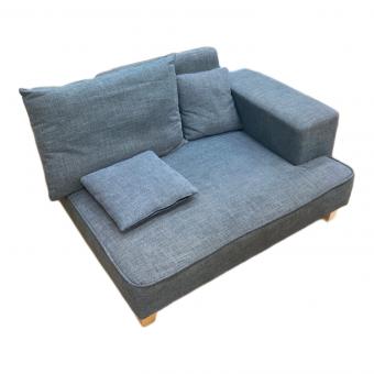 1人掛けソファー ネイビー ファブリック