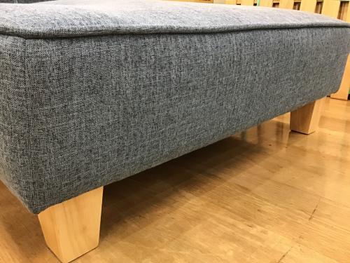 1人掛けソファー ネイビー ファブリック