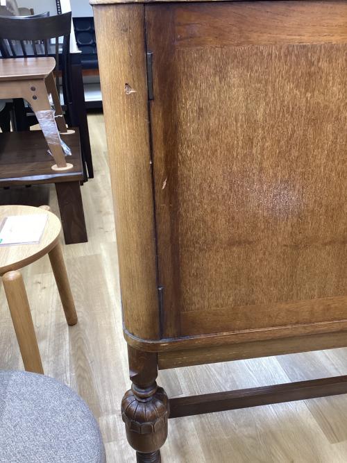 サイドボード ブラウン×ゴールド