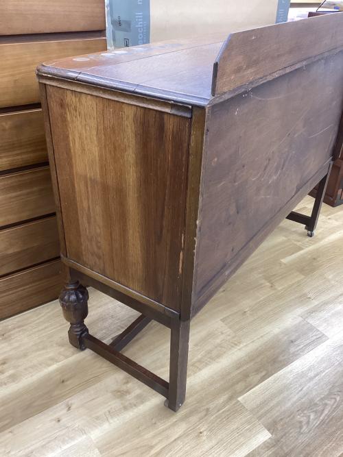 サイドボード ブラウン×ゴールド