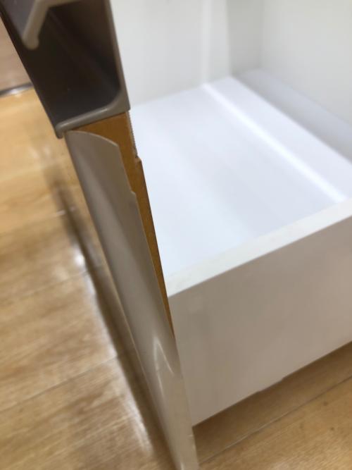 高橋木工所 (タカハシモッコウジョ) レンジボード ホワイト ソフトクローズ スライド扉