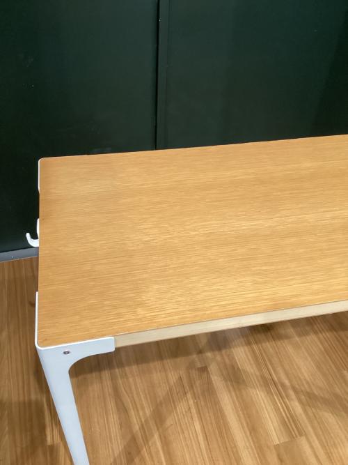 無印良品 (ムジルシリョウヒン) ライティングデスク ナチュラル×ホワイト