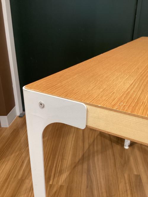 無印良品 (ムジルシリョウヒン) ライティングデスク ナチュラル×ホワイト