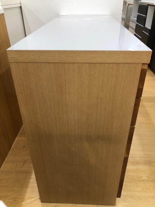 UNICO (ウニコ) キッチンカウンター ナチュラル サイズ 1202×450×880mm （横×奥行×高さ） HUTTE