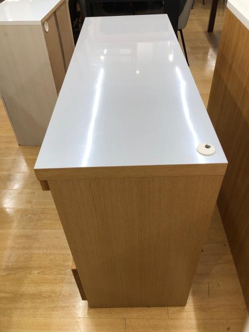 UNICO (ウニコ) キッチンカウンター ナチュラル サイズ 1202×450×880mm （横×奥行×高さ） HUTTE