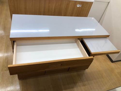 UNICO (ウニコ) キッチンカウンター ナチュラル サイズ 1202×450×880mm （横×奥行×高さ） HUTTE