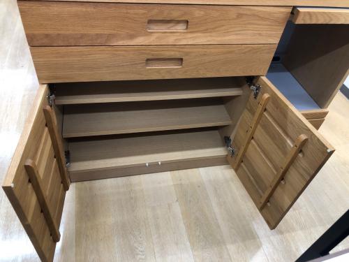 UNICO (ウニコ) キッチンカウンター ナチュラル サイズ 1202×450×880mm （横×奥行×高さ） HUTTE