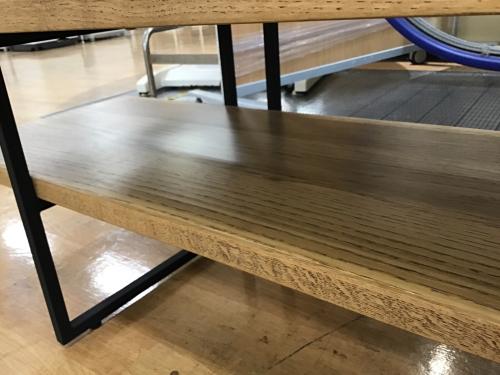 ニトリ ローボード ナチュラル×ブラック アウロス3