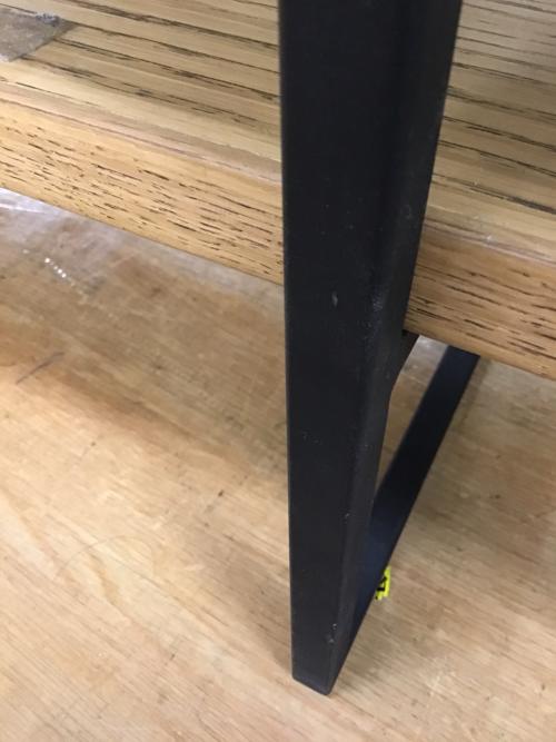 ニトリ ローボード ナチュラル×ブラック アウロス3