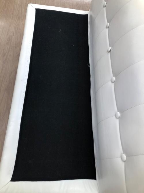 2人掛けソファー ホワイト O M-149  ファブリック