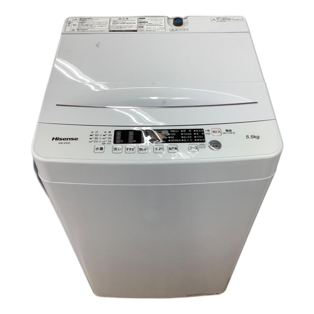 Hisense (ハイセンス) 全自動洗濯機 5.5kg HW-K55E 2024年製