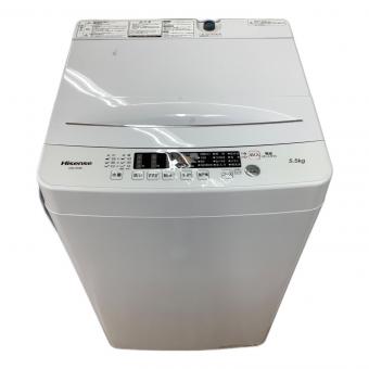 Hisense (ハイセンス) 全自動洗濯機 5.5kg HW-K55E 2024年製 クリーニング済