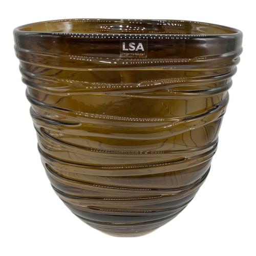 LSA (エルエスエー) ガラスベース 花瓶 Yarn Vase H24