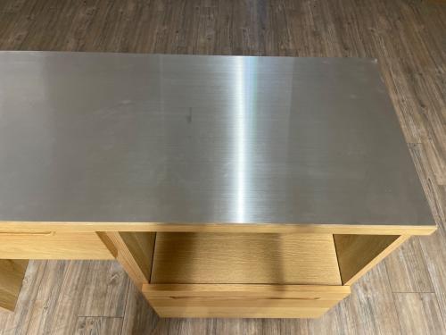 UNICO (ウニコ) キッチンカウンター ナチュラル ステンレストップ LOM