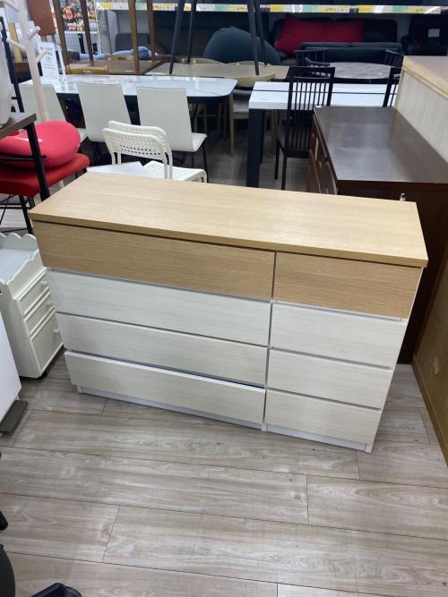 中村敬木工 (ナカムラタカシモッコウ) 4段チェスト ナチュラル×ホワイト